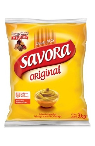 Mostaza Savora Original X 3kg