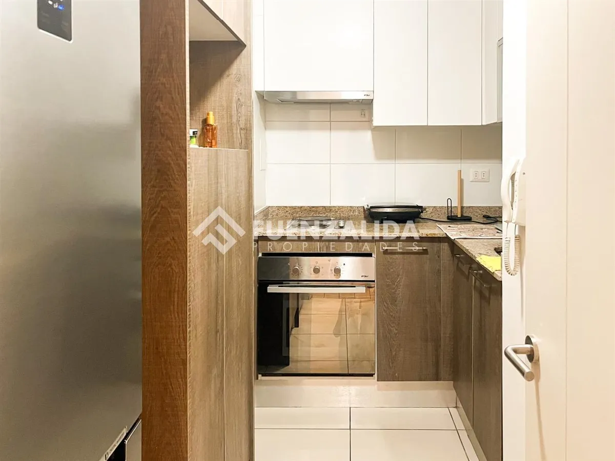 Imagen 5 de 14 de Depto En Venta De 1 Dorm Ñuñoa 3390 Uf Metro Villa Frei