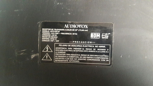 Imagen 5 de 5 de Televisión Audiovox 28