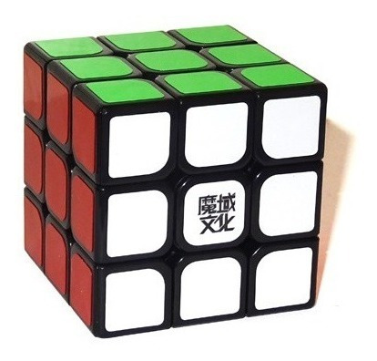 Cubo Mágico 3x3x3 Moyu Aolong V2 Preto Pronta Entrega