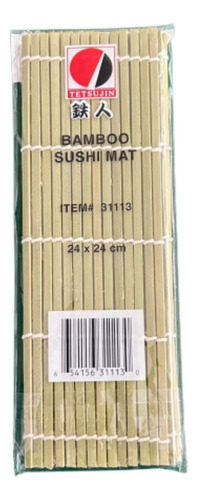Makisu Tapete Para Hacer Sushi 24 X 24 Cm Bamboo - 2 Piezas