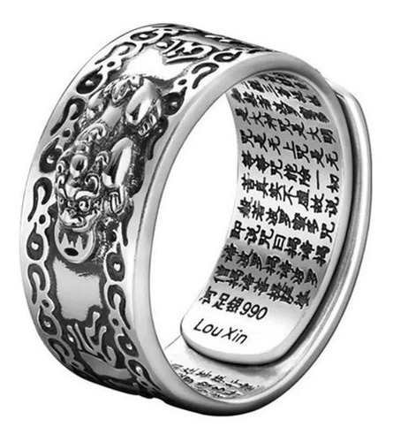 Anillo De Protección Riqueza Pixiu Mantra De Feng Shui, 6 Un