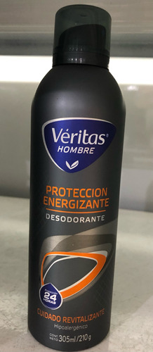 Desodorante Unisex  Protector Energ 210 Gr Veritas Des-anti