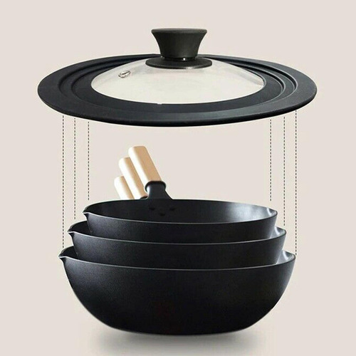 Qa1 Tapa De Vidrio De Silicona Universal 16 A 18 A 20cm