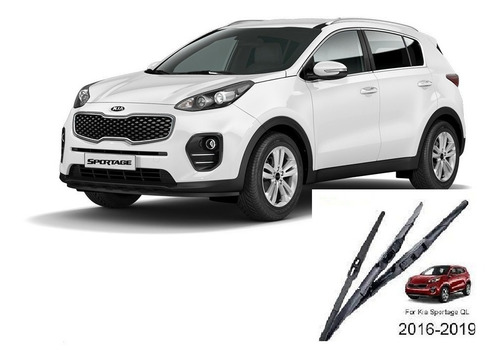 Kit Limpiaparabrisas Para Kia Sportage 3 Piezas 2016-2019