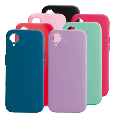 Funda + Mica Compatible Con Motorola De Silicon Uso Rudo