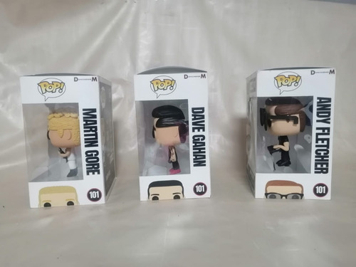 Muñeco Custom Tipo Funko Depeche Mode 3pzs Gahan Gore Fletch (Reacondicionado)