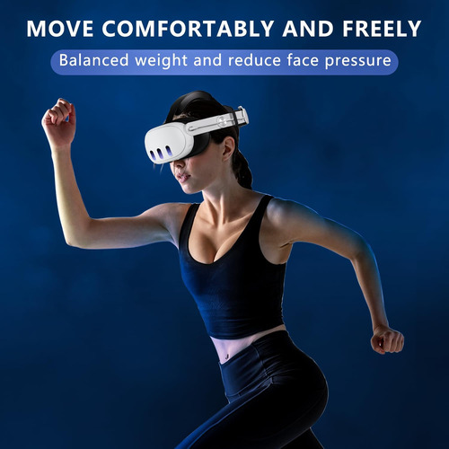 Para Oculus Quest 3s Battery Store Con Luz Rgb, Correa Para