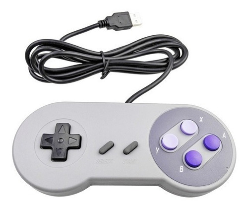 Joystick Control Mando Estilo Super Nes Usb Para Pc Notebook