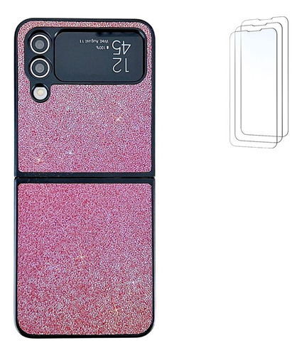 For Samsung Zflip3/4/5 Funda De Teléfono Party Glitter-a