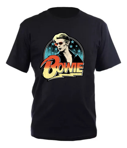 Remera De Algodón - Moda Y Diseño - David Bowie - Est_30