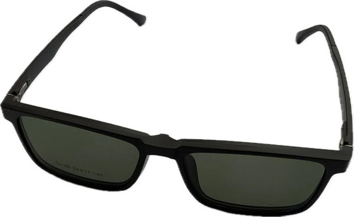 Anteojos Armazon Clip 5 Lentes Intercambiable Pilarizado Negro