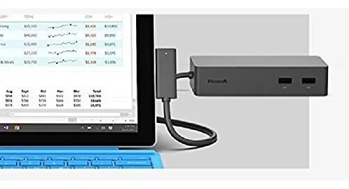 Microsoft Surface Dock Compatible Con Pro 3 Pro 4 Book Negro (Usado)