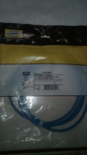 Patch Cord Categoría 6a Azul Panduit Utp 6a10bu 7 Ft 