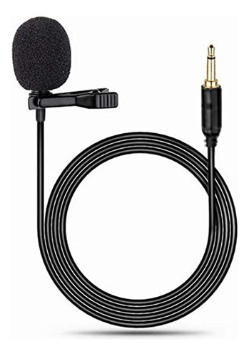 Microfono Lavalier Cuello Condensador Solapa Sistema Facil