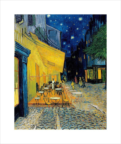 Lamina Fine Art Terraza Cafe Nocturno Van Gogh 50x60 Mycarte