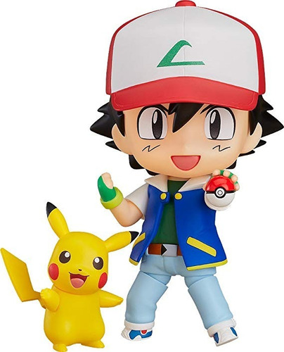 Figura Pokemon Ash Ketchum Y Pikachu Nendoroid
