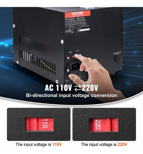 Transformador Convertidor De Voltaje 110v-220v 500w