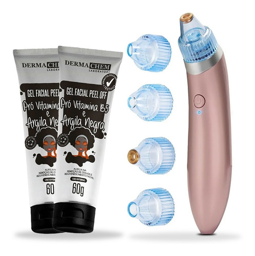 Limpeza Facial Aparelho Peeling Diamante Argila Negra Cravo