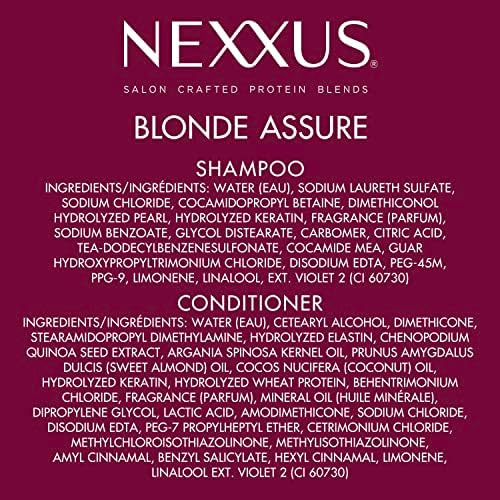 Shampoo E Condicionador Nexxus Blonde Assure Purple Color As