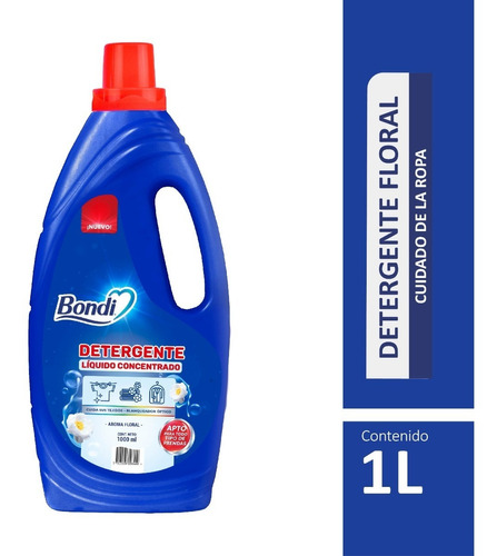 Detergente Bondi Liquido 1l - L a $10649