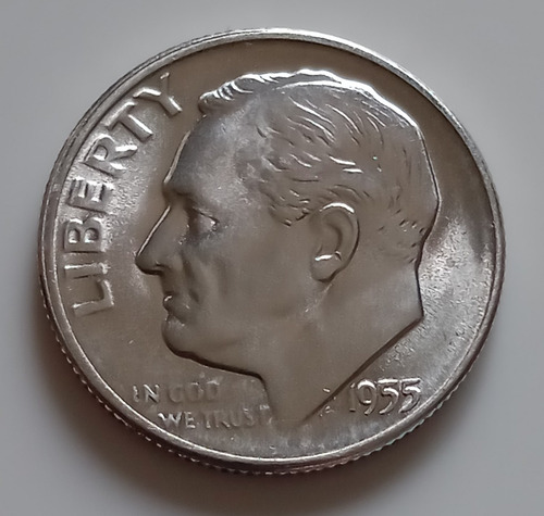 Moeda 1955 S Prata Dime Eua Soberba (Usado)