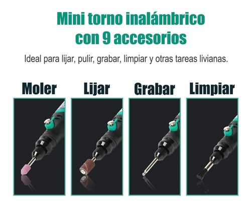 Imagen 6 de 10 de Torno Usb Trabajo Fino Proskit Pt-5205u Minitorno Manicuria Pedicuria Artesanías Electrónica Detalles