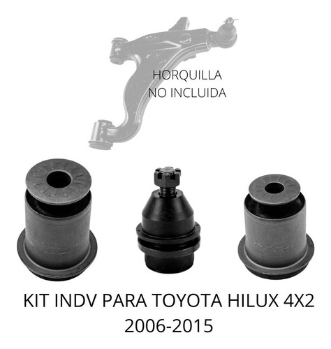 Kit Bujes Y Rotula Individual Para Toyota Hilux 4x2 06-15