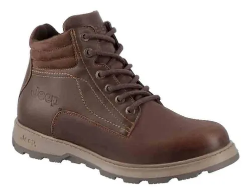 Botas Hombre Jeep Piel Casuales C modas Ligeras Cuotas sin inter s