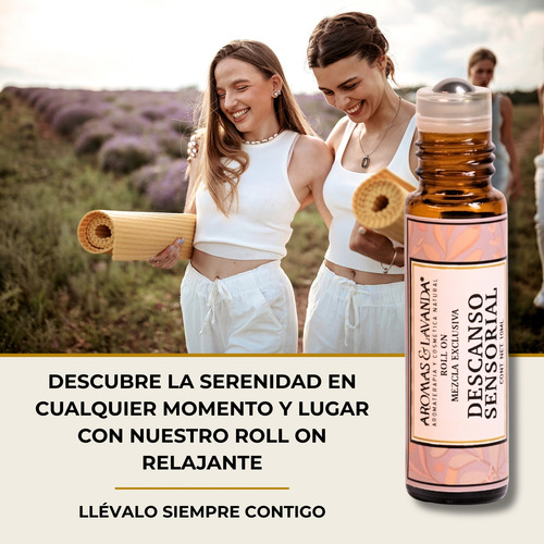 Roll On Relajante, Descanso Sensorial, Aromaterapia, Sueño