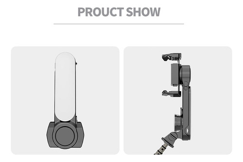 Smartphone Plegable Selfie Stick Gimbal Estabilizador Negro