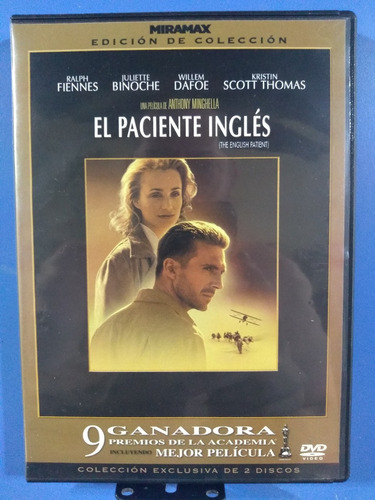 El Paciente Ingles - Edicion De Coleccion Dvd Original 