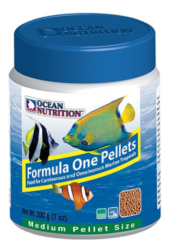 Alimento Ocean Nutrition Formula One Pellets Medium 200gr 