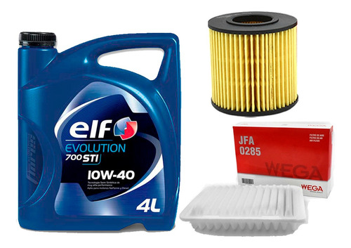 Kit Filtros Toyota Corolla + Aceite Elf Evolution Sti 10w40