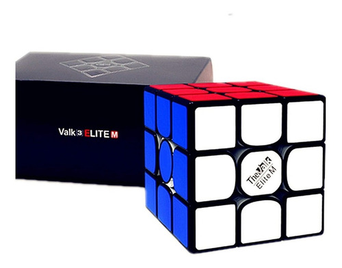 Imagem 1 de 7 de Cubo Mágico 3x3x3 Qiyi Valk 3 Elite M Magnético Preto