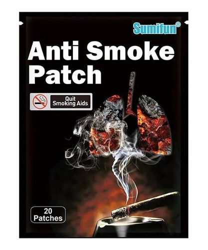 Parche Antismoke Natural Dejar De Fumar 20 Parches Sumifun