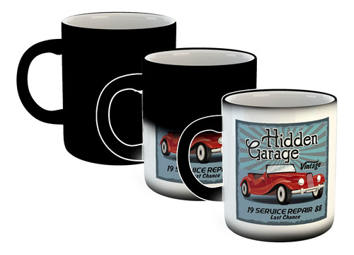 Taza Magica Hidden Garage Vintage Service Repair