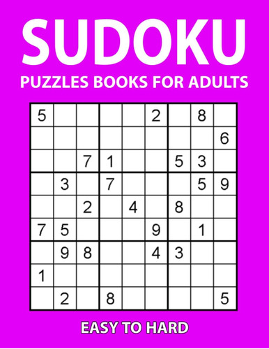 Libro: Sudoku Puzzles Books For Adults: 200 Large Print For