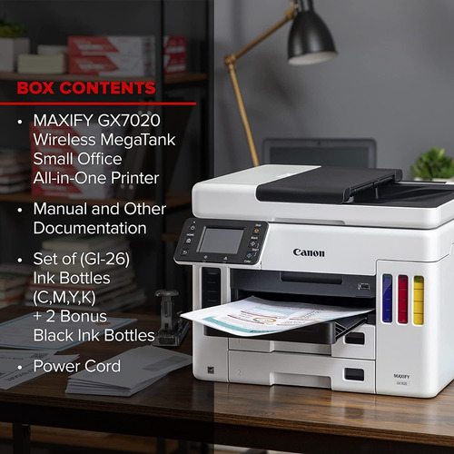 Impresora Canon Maxify Gx7010, Multifuncional, Duplex, Wifi