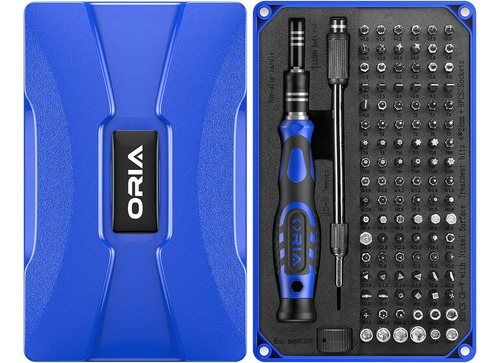 Set D/destornilladores Oria 106 En 1 C/estuche - Azul