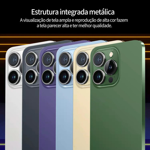P Teléfono Barato Android I14 Pro Max 6.3 Negro