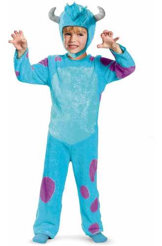 Disfraz Para Niño De Sulley Monsters Inc- Halloween Talla