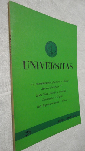 Revista Universitas - Nro 28 Enero   1973