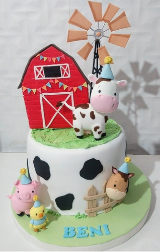 Torta Artesanal Granja Animalitos 