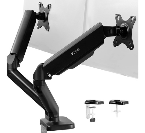 Soporte De Escritorio Para Monitor De Doble Brazo Ajustable