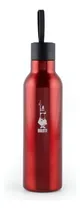 Comprar Botella exprimible de acero inoxidable Bialetti Thermal Academy de 500 ml, con nota en color rojo