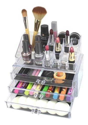 Organizador Para Cosmeticos Acrilico Maquillaje Cosmetiquera