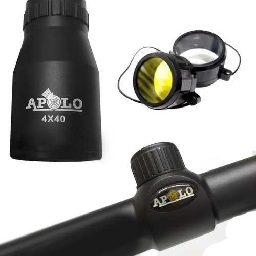 Imagen 4 de 10 de Mira Telescopica Apolo 4x40 Anti Recoil Blancos Balines Gamo