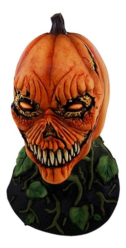 Mascara Calabaza Infernal Poseida Terror Halloween Latex