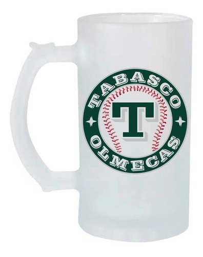 Tarro Cervecero 16oz  Olmecas De Tabasco Beisbol Mexicano